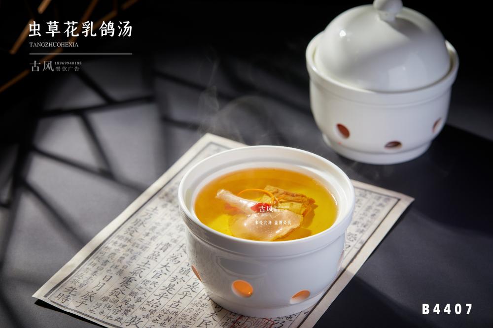 B4407蟲草(cǎo)花(huā)乳鴿湯