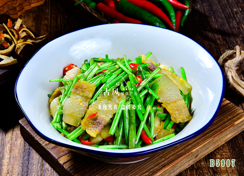 B5907藜蒿炒臘肉