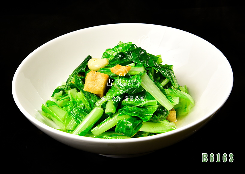 B6163油渣炒瓢兒(ér)菜 油渣青菜