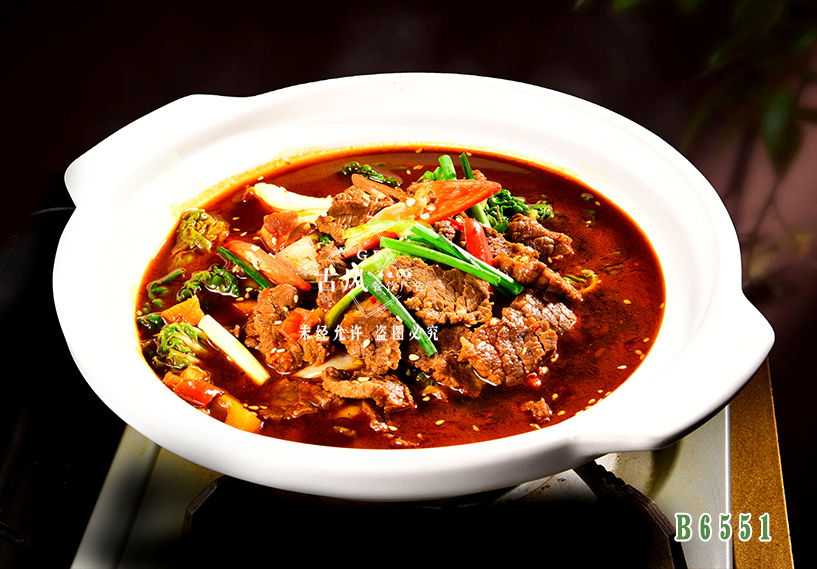 B6551黃(huáng)牛肉粉絲煲