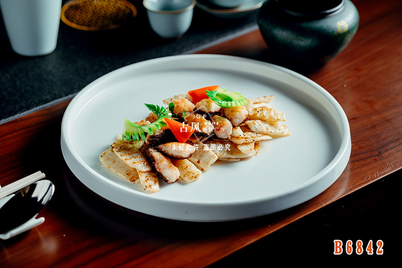 B6842山(shān)藥煎釀羊肚菌