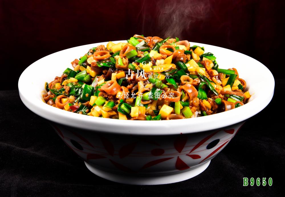 B9650韭香海(hǎi)腸撈飯